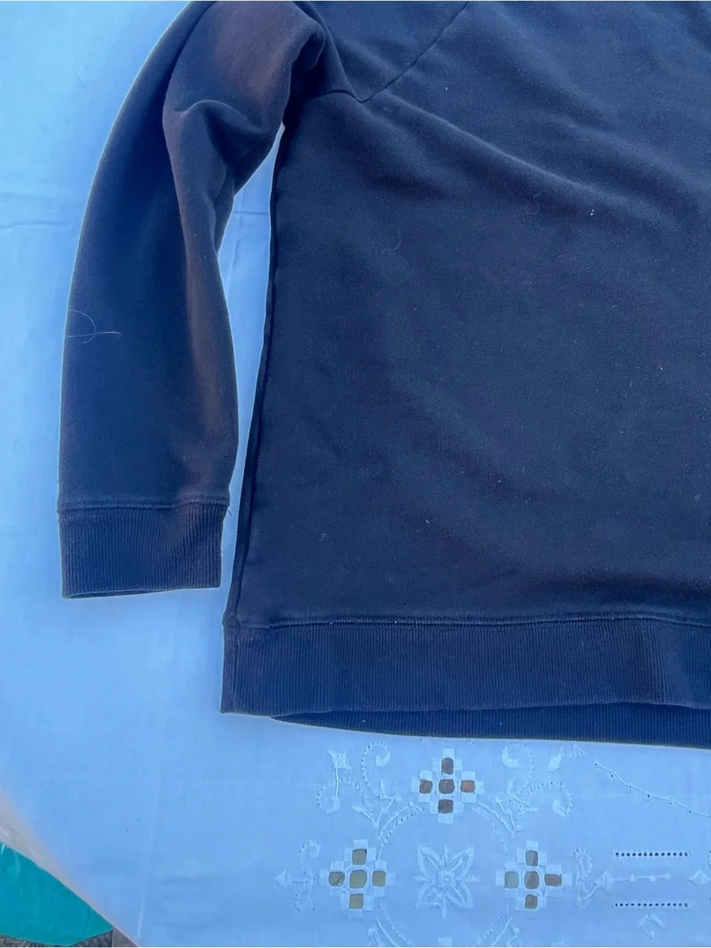 Michael Kors Black Womens ' MK Crystal Logo Pullover Sweatshirt